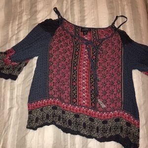 Off the shoulder tunic